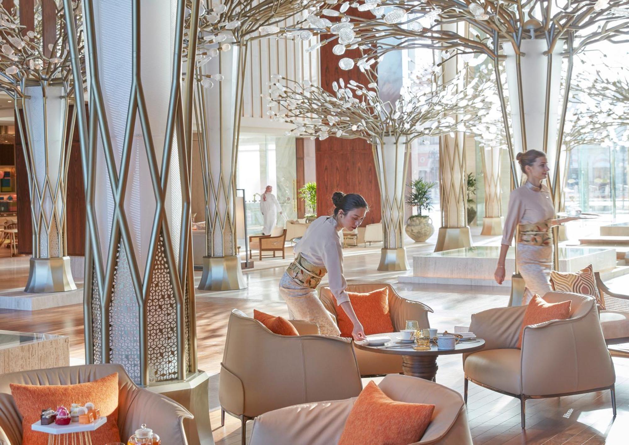 Mandarin Oriental Jumeira, Дубай Екстериор снимка The lobby of the hotel